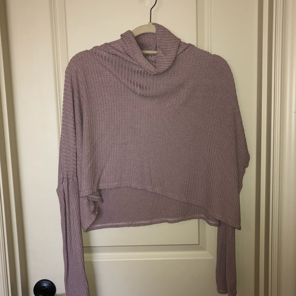 pink oversized sweater